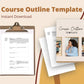 Course Outline Template | Done for You Template