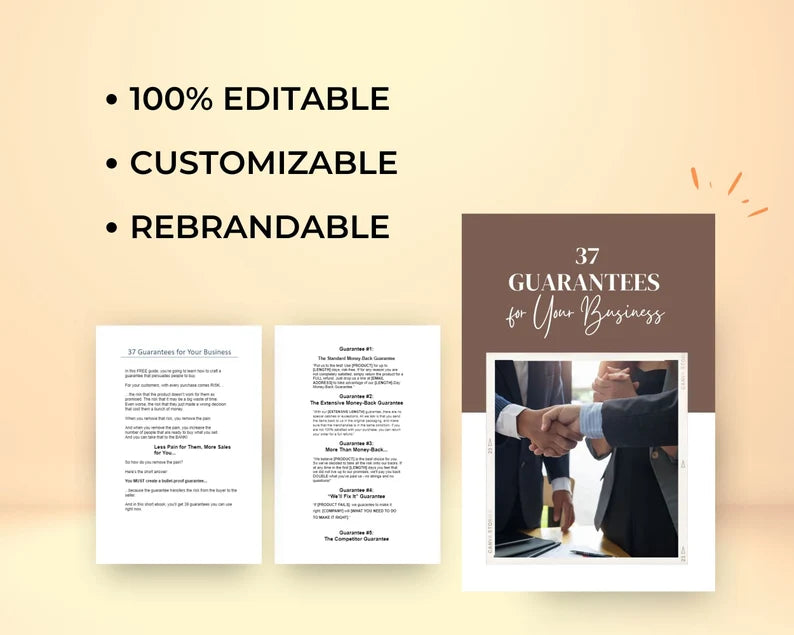37 Guarantees for Your Business