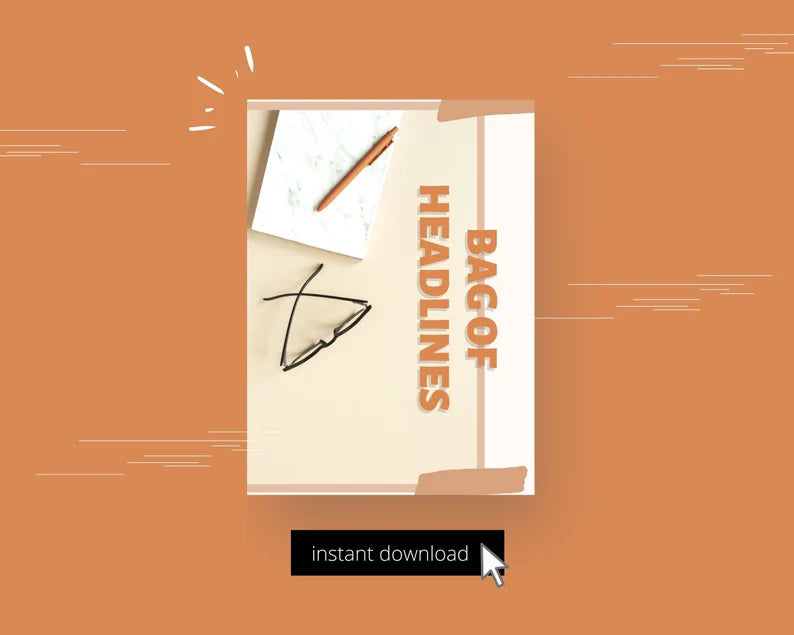 Bag of Headlines | Done for You Template