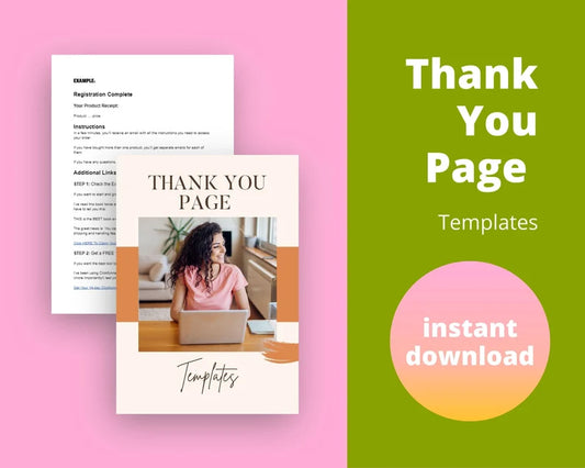 Thank You Page Templates | Done for You Template