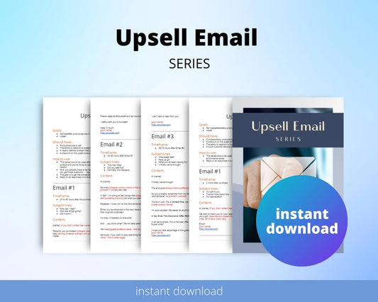 Upsell Email Series | Done for You Template