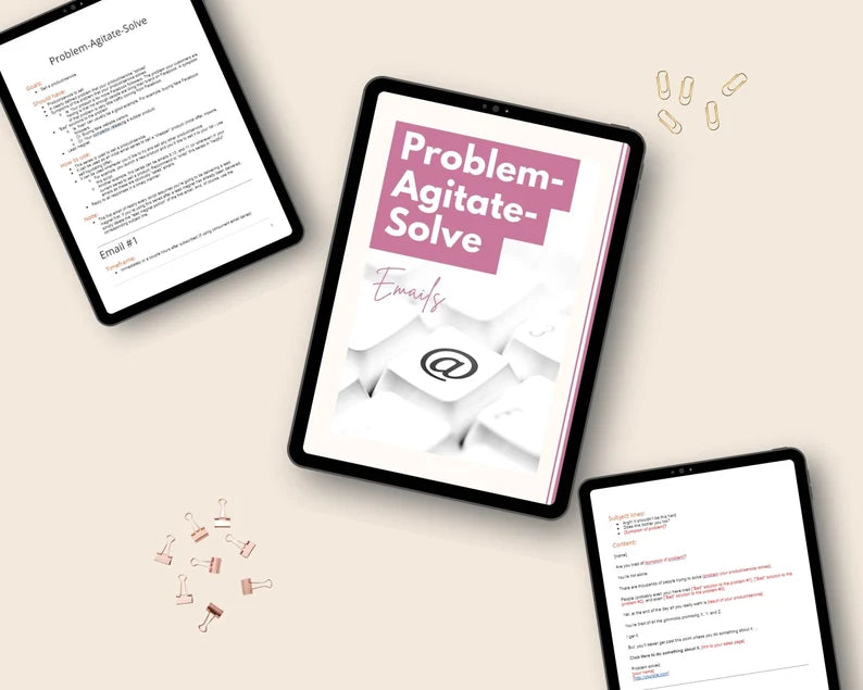 Problem-Agitate-Solve Emails | Done for You Template