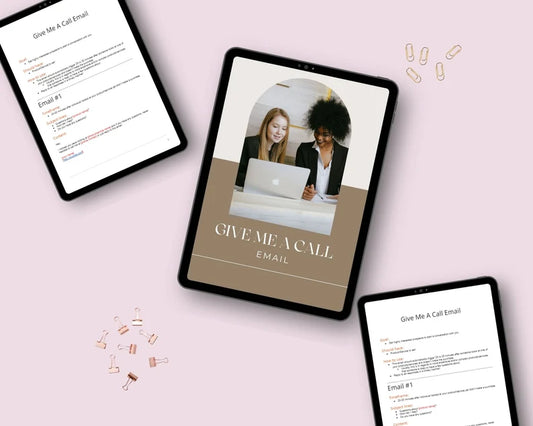 Give Me A Call Email | Done for You Template