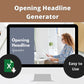 Opening Headline Generator