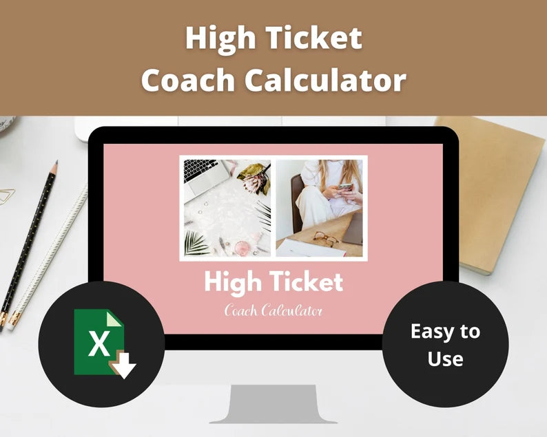High Ticket Coach Calculator in Excel