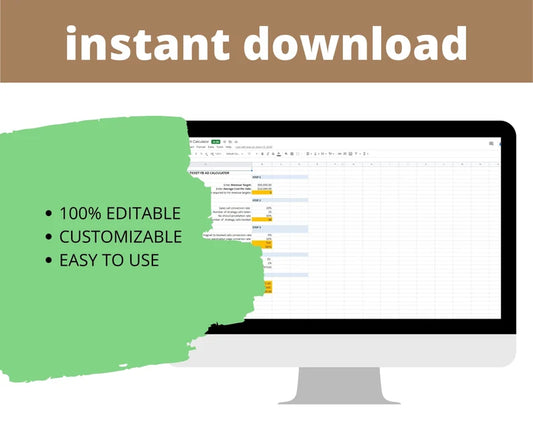 High Ticket Coach Calculator in Excel