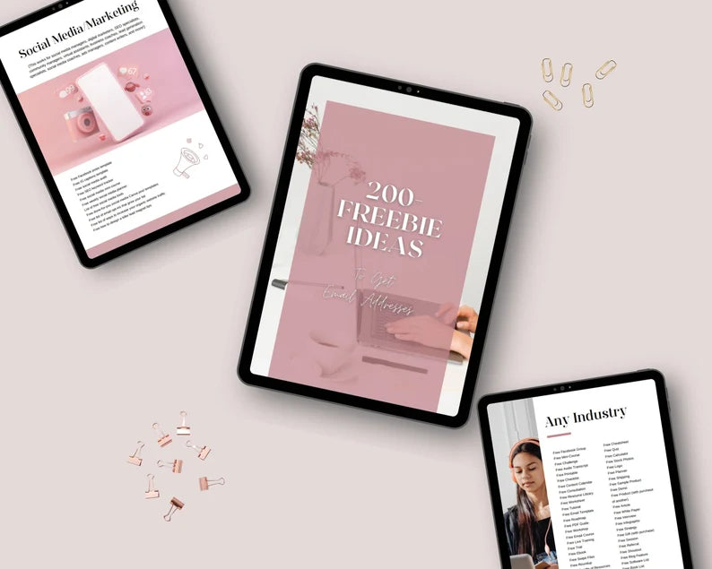200+ Freebie Ideas To Get Email Addresses