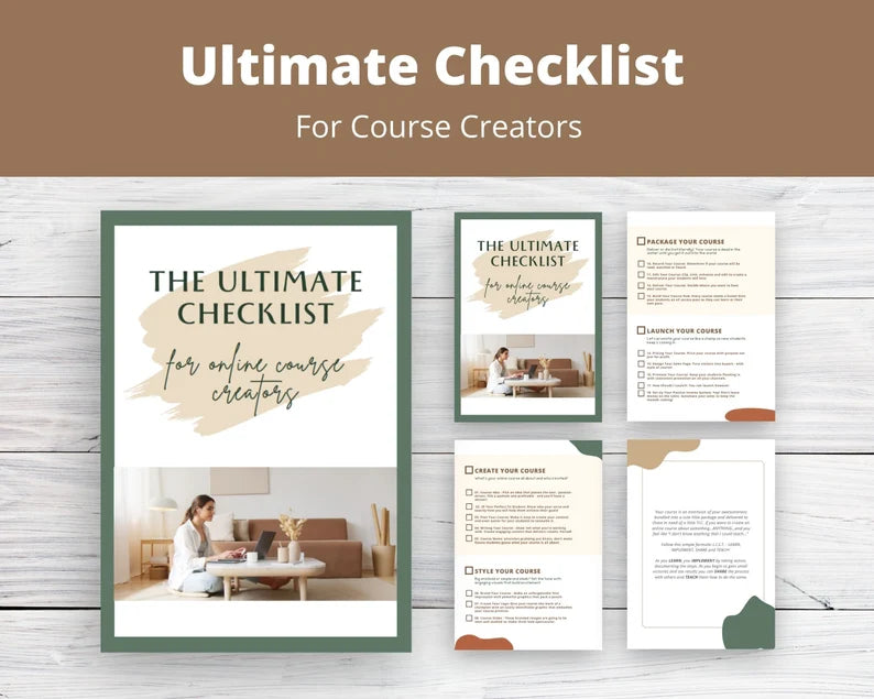 Ultimate Checklist For Course Creators
