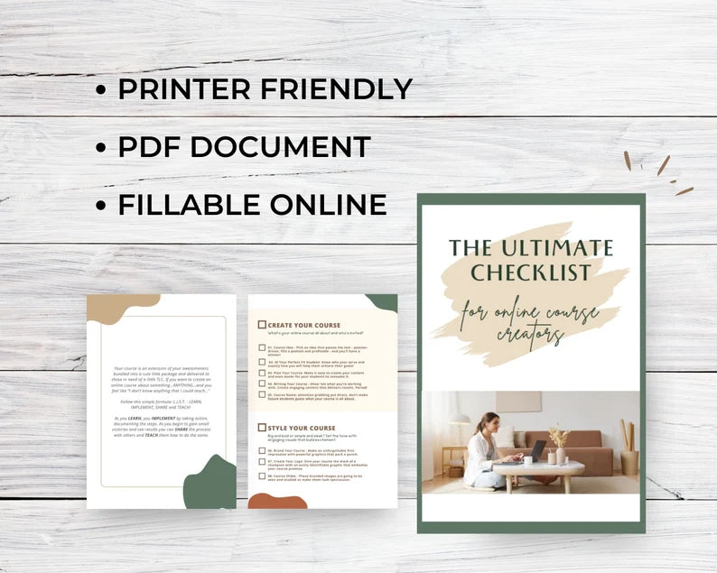 Ultimate Checklist For Course Creators