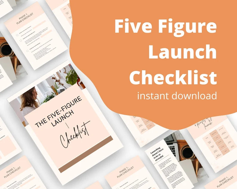 Five Figure Launch Checklist