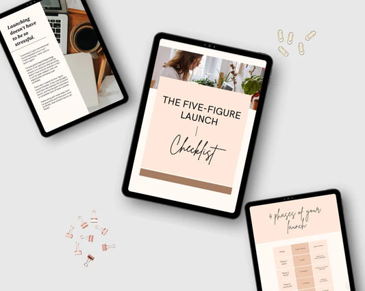 Five Figure Launch Checklist