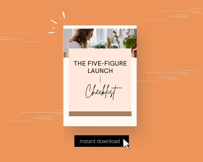 Five Figure Launch Checklist