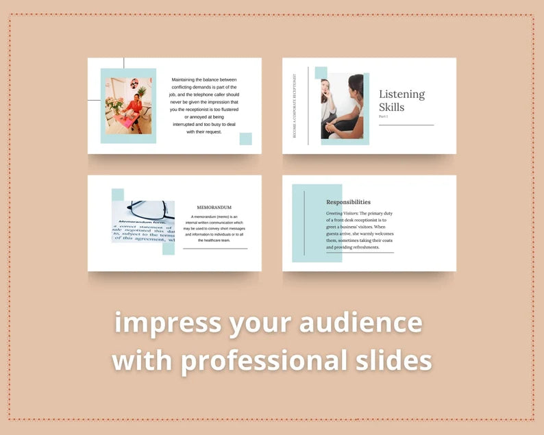 Done for You Online Course | Corporate Receptionist | Administrative Course in a Box | 11 Lessons