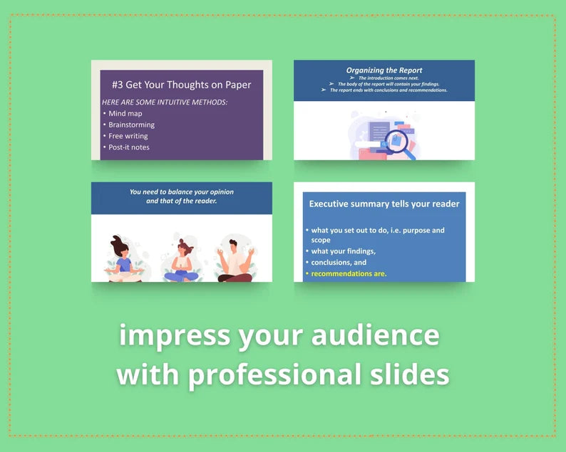 Done for You Online Course | Writing Reports | Business Course in a Box | 12 Lessons