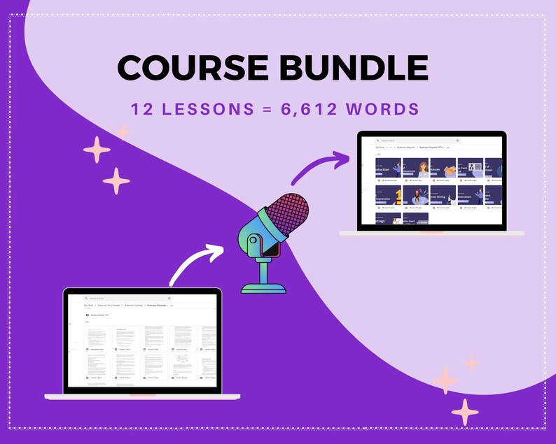 Done for You Online Course | Business Etiquette | Business Course in a Box | 12 Lessons