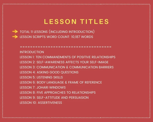 Done for You Online Course | Communication Strategies | Communication Course in a Box | 12 Lessons