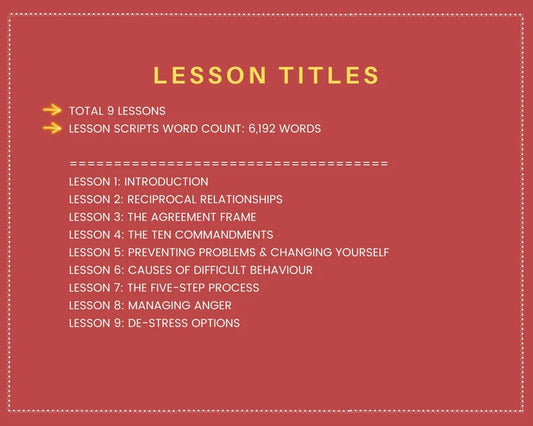 Done for You Online Course | Difficult People | Communication Course in a Box | 10 Lessons