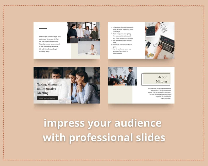 Done for You Online Course | Minute Takers Workshop | Administrative Course in a Box | 9 Lessons
