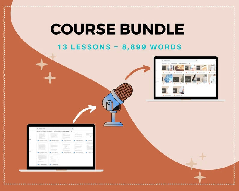Done for You Online Course | Email Etiquette | Administrative Course in a Box | 12 Lessons