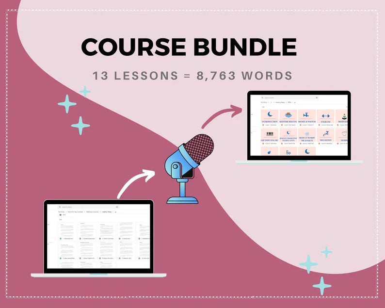 Done for You Online Course | Healthy Sleep Course | Wellness Course in a Box | 13 Lessons
