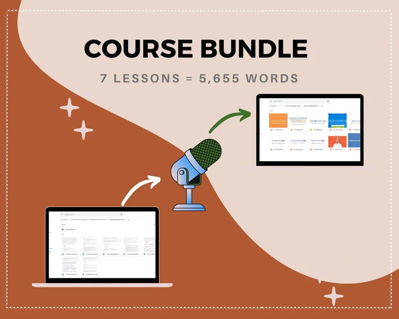 Done for You Online Course | Writing Website Copy | Professional Course in a Box | 7 Lessons
