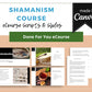 Done for You Online Course | Shamanism | Spirituality Course in a Box | 11 Lessons
