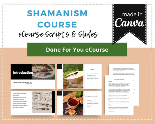 Done for You Online Course | Shamanism | Spirituality Course in a Box | 11 Lessons