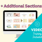 PRE-SELL A COURSE Sales Page Template in Canva, Free Canva Page Hosting