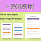 MINI OFFER Sales Page Template in Canva, Free Canva Page Hosting