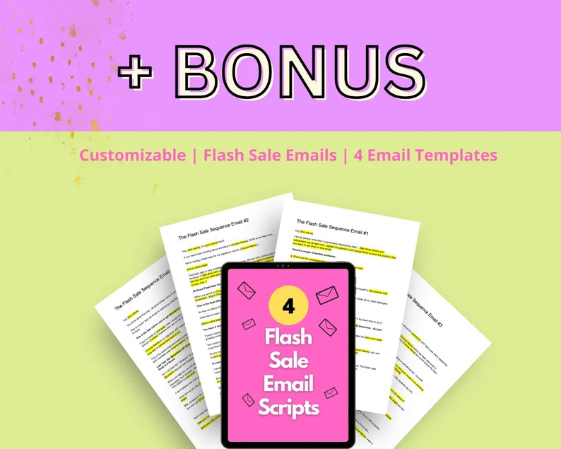 MINI OFFER Sales Page Template in Canva, Free Canva Page Hosting