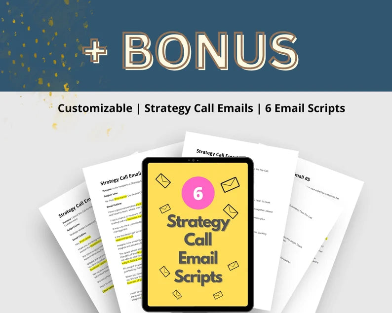 Book a Call Landing Page | Landing Page Canva Mockup