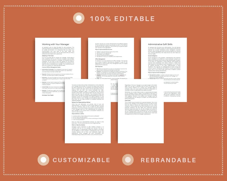 Done for You Online Course | Personal Assistant | Administrative Course in a Box | 10 Lessons