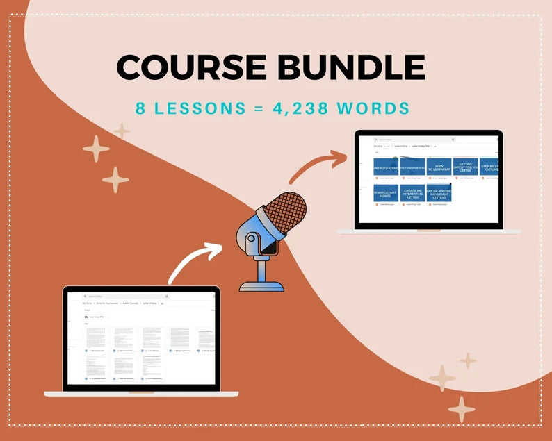 Done for You Online Course | Letter Writing | Administrative Course in a Box | 8 Lessons