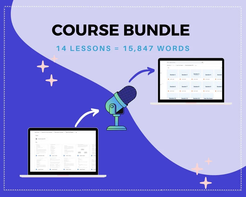 Done for You Online Course | Train the Trainer | Business Course in a Box | 14 Lessons