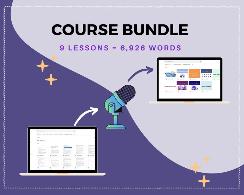 Done for You Online Course | Delegation Skills | Business Course in a Box | 9 Lessons