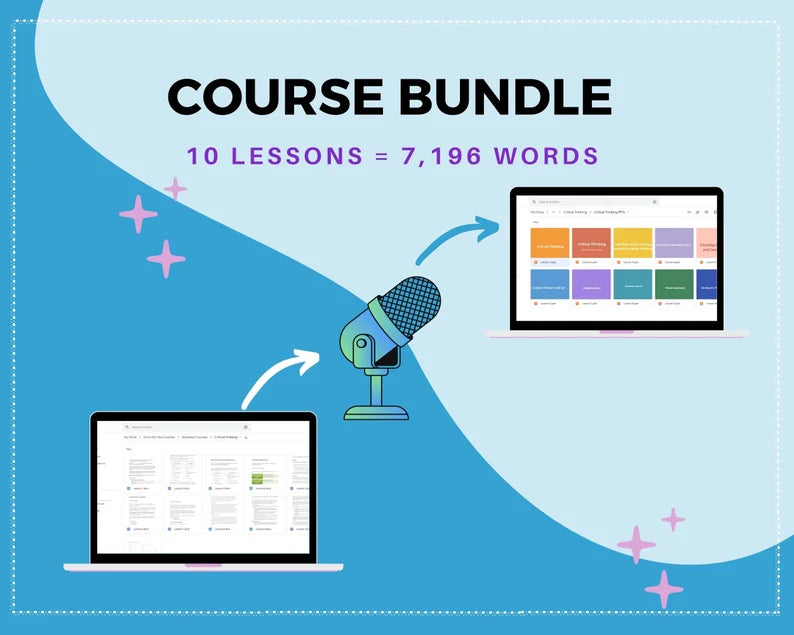 Done for You Online Course | Critical Thinking | Business Course in a Box | 10 Lessons