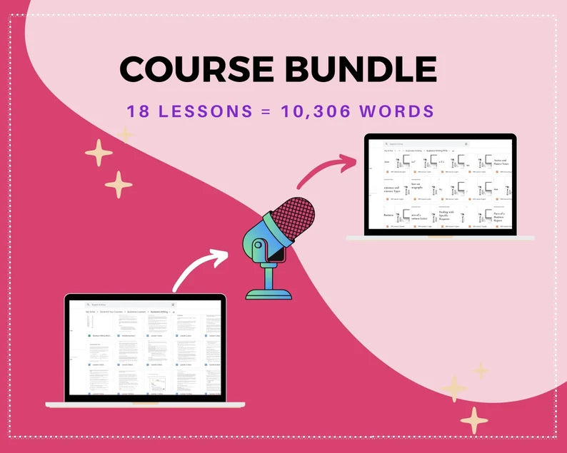 Done for You Online Course | Business Writing | Business Course in a Box | 18 Lessons
