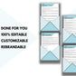 Email e-Course Template | Editable Procrastination | Done-for-You e-Course in Canva