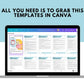 Email e-Course Template | Editable Procrastination | Done-for-You e-Course in Canva