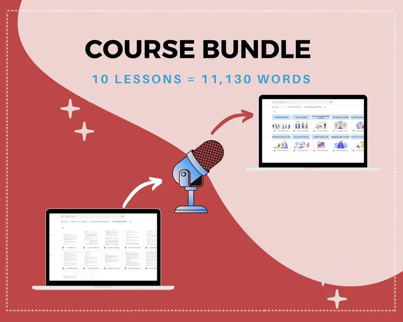 Done for You Online Course | Conflict Resolutions | Communication Course in a Box | 10 Lessons