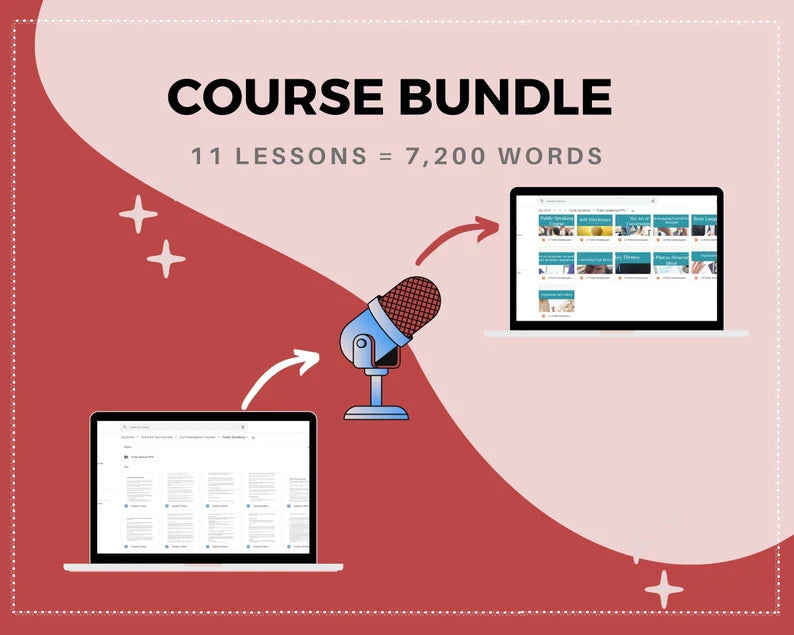 Done for You Online Course | Public Speaking | Communication Course in a Box | 11 Lessons