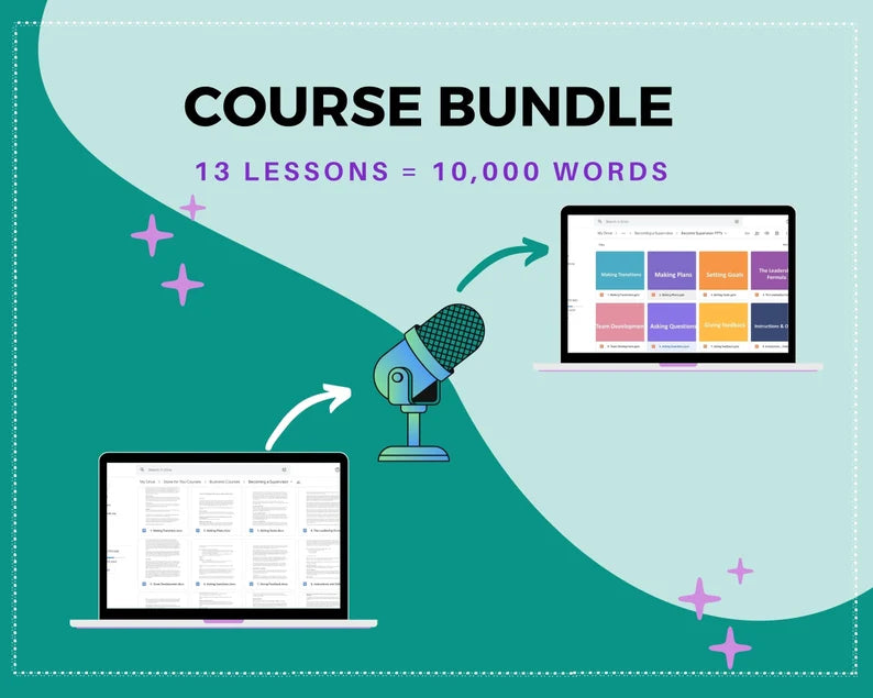 Done for You Online Course | Becoming a Supervisor | Business Course in a Box | 13 Lessons
