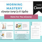 Done for You Online Course | Morning Mastery | Wellness Course in a Box | 9 Lessons