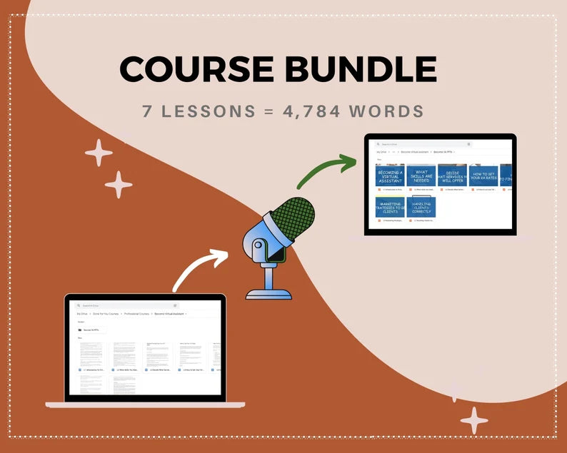 Done for You Online Course | Becoming Virtual Assistant | Professional Course in a Box | 7 Lessons