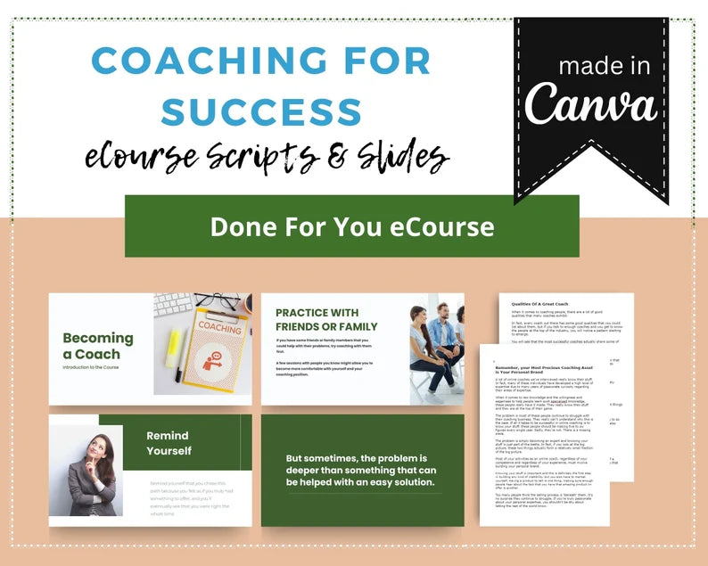 Done for You Online Course | Coaching for Success | Spirituality Course in a Box | 12 Lessons