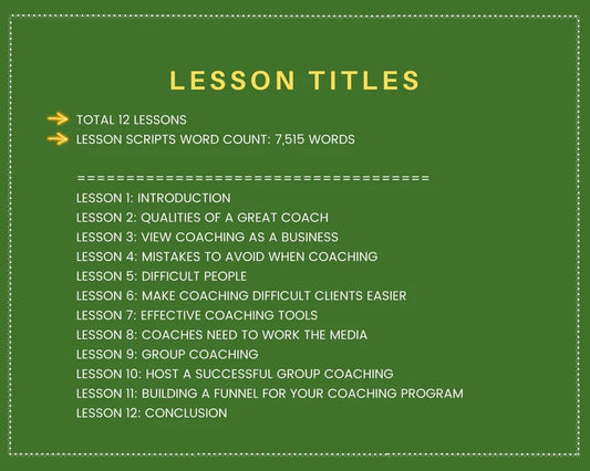 Done for You Online Course | Coaching for Success | Spirituality Course in a Box | 12 Lessons
