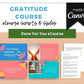 Done for You Online Course | Gratitude | Spirituality Course in a Box | 11 Lessons
