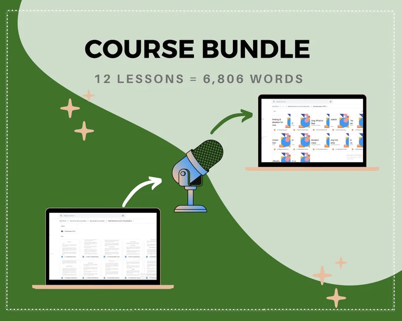 Done for You Online Course | Manifestations and Visualization | Spirituality Course in a Box | 12 Lessons