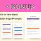 PRE-SELL A COURSE Sales Page Template in Canva, Free Canva Page Hosting