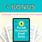PRE-SELL A COURSE Sales Page Template in Canva, Free Canva Page Hosting